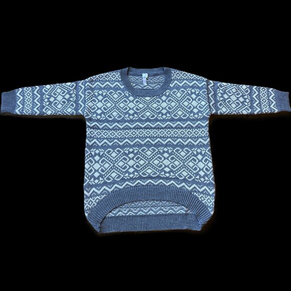 Alya Fair Isle Crew Neck Sweater (NEW) - Picture 6 of 12